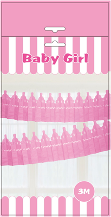 Baby Bottle Bunting Pink Baby Bottle Bunting Pink