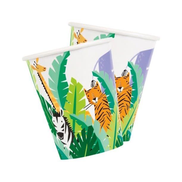 jungle safari paper cups
