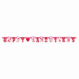 Happy Valentine Jointed Banner