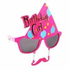 PINK BIRTHDAY SUN GLASSES PINK BIRTHDAY SUN GLASSES