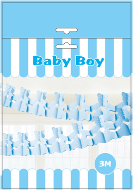 Teddy Bunting Blue