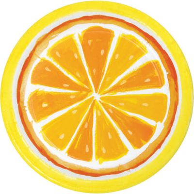 PLATE 6 INCH/8CT CITRUS SLICES PLATE 6 INCH/8CT CITRUS SLICES
