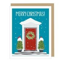 Holiday Door Christmas Card