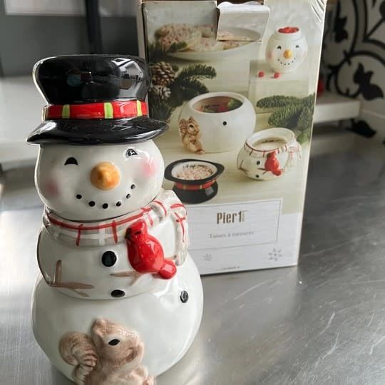 Pier 1 snowman measuring cups Pier 1 snowman measuring cups