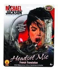MICHAEL JACKSON HEADSET MIC MICHAEL JACKSON HEADSET MIC