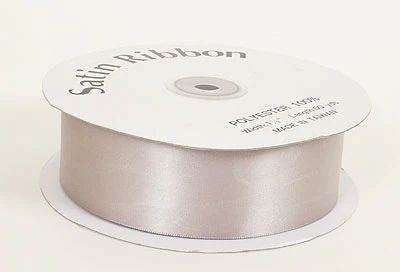 1/4 Inch Silver Satin Ribbon 100 Yards 1/4 Inch Silver Satin Ribbon 100 Yards