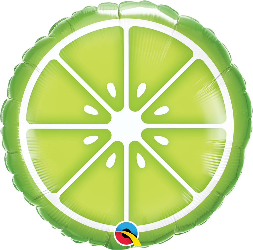 Sliced Lime balloon  Size and shape: 18&quot; Round