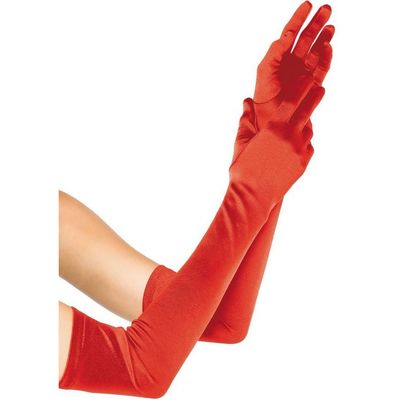 ADULT LONG RED GLOVES ADULT LONG RED GLOVES