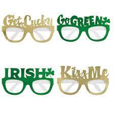 St. Patrick&#39;s Day Foil Party Glasses, 4ct