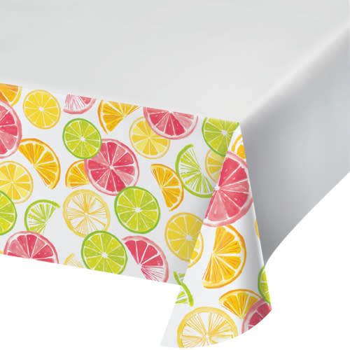 TABLE COVER PR BRD /1CT 54X102 CITRUS SLICES