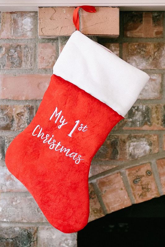 "My 1st Christmas" Holiday Stocking "My 1st Christmas" Holiday Stocking