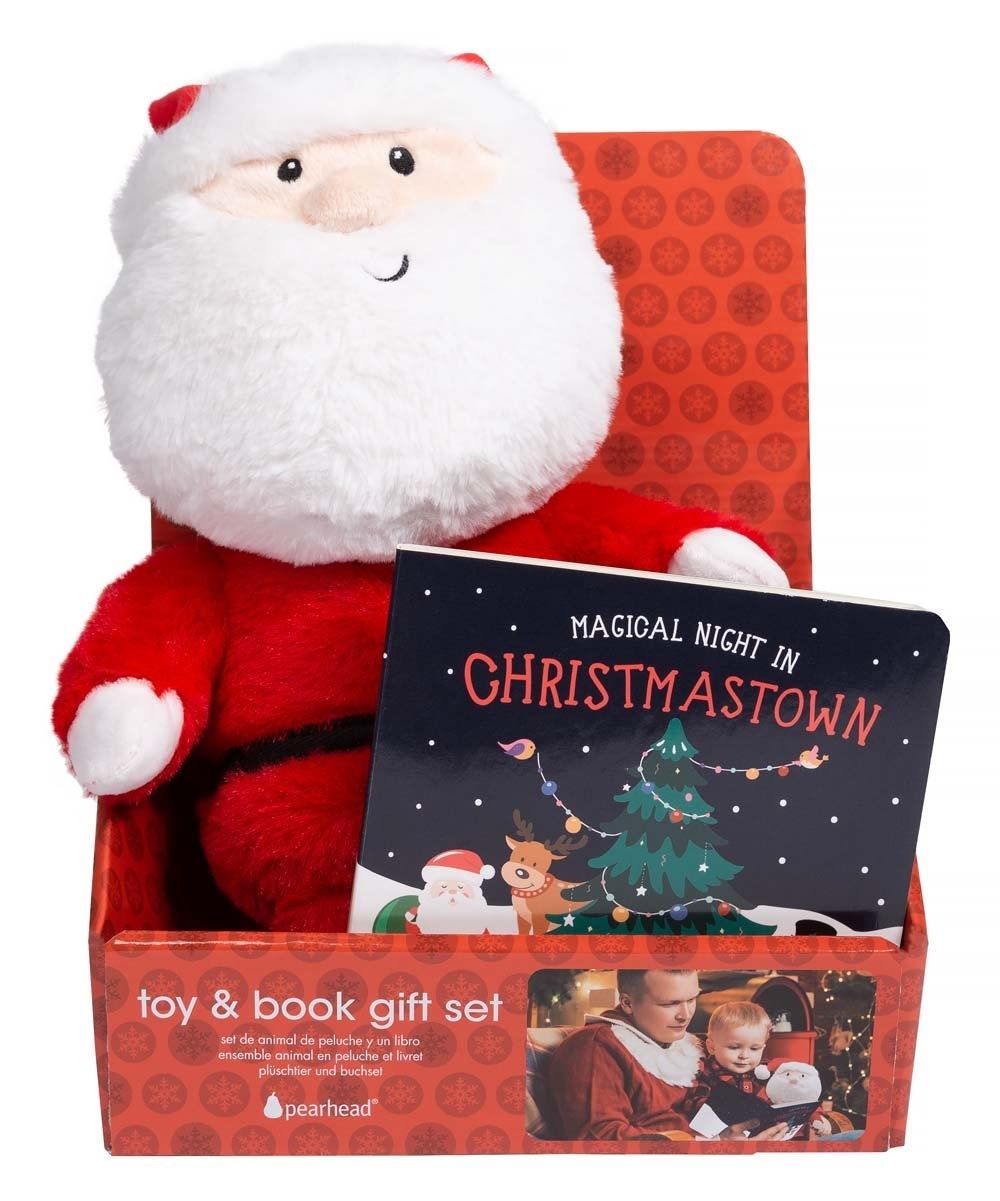 Santa Toy &amp; Christmas Board Book Holiday Gift Set