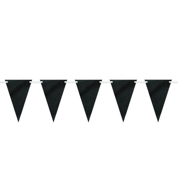 Chalk Paper Flag Banner &amp; 1 Piece Of Chalk, 9 Ft