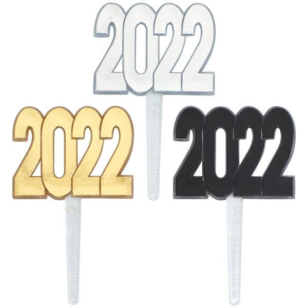 2022 GRAD CAKE TOPPER 8/PKT 2022 GRAD CAKE TOPPER 8/PKT