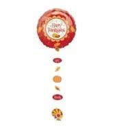 24" Happy Thanksgiving Drop a Line 24" Happy Thanksgiving Drop a Line