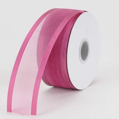 7/8 Inch Colonial Rose Organza Ribbon Two Satin Edges 7/8 Inch Colonial Rose Organza Ribbon Two Satin Edges