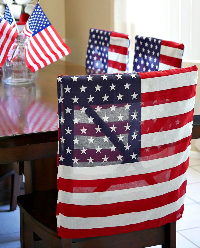 USA Flag Chair Cover USA Flag Chair Cover