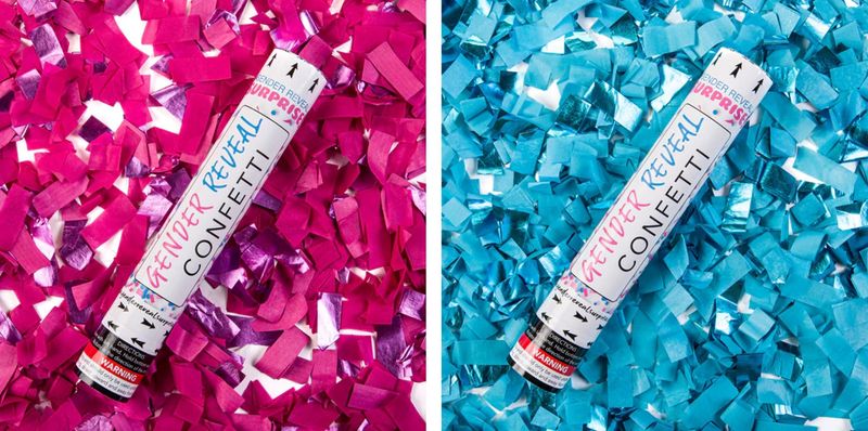 12 inch gender reveal confeeti girl/boy