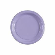 LAVENDER 7" DESSERT PLATES. 10CT LAVENDER 7" DESSERT PLATES. 10CT