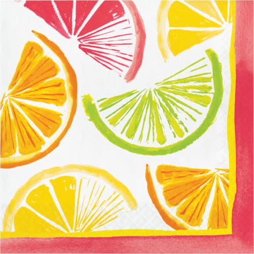LUNCHEON NAPKIN 16CT 2P CITRUS SLICES
