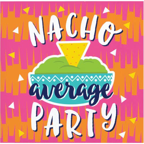 BEV NAPKIN /16CT 2P FIESTA FUN NACHO BEV NAPKIN /16CT 2P FIESTA FUN NACHO