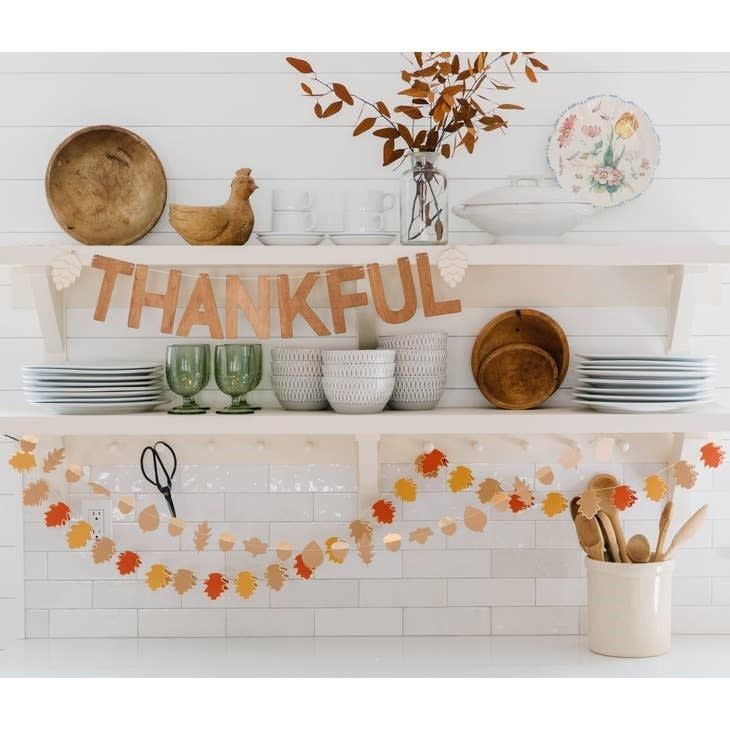 Harvest/ Thanksgiving Wood Thankful Word Banner