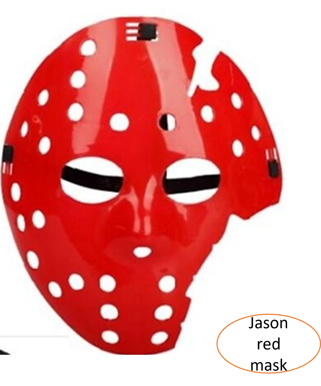 Jason mask red