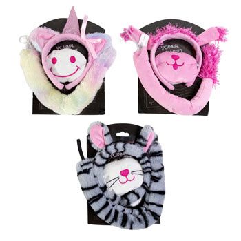 Costume Animal Set 3pc Plush Nose/headband/tail