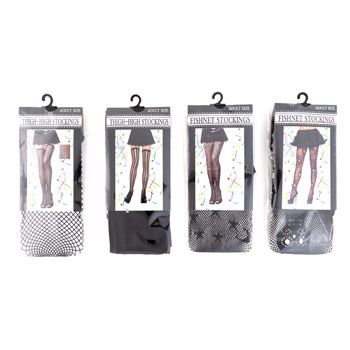Costume Fishnet/lace Stocking Thigh-hi&#39;s 4styles *4.98* Opp Insert Card