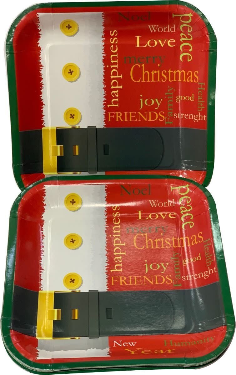 Christmas Joy 9 Inch Plates