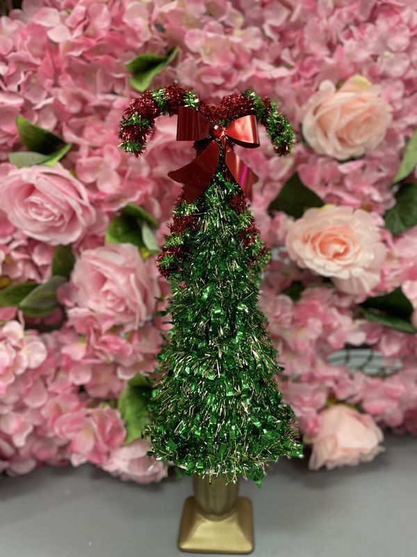 Small Christmas tree with candy canes