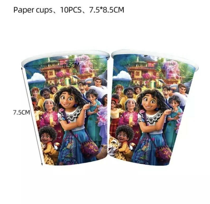 Encanto 9oz Birthday paper Cup 10CT Encanto 9oz Birthday paper Cup 10CT