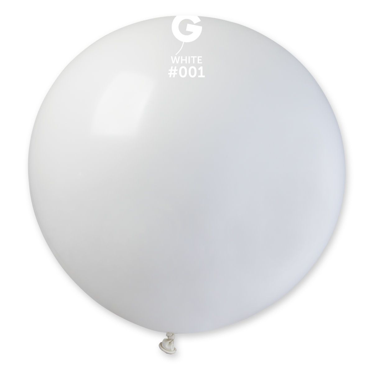31&quot; Gemar Latex Balloons (Pack of 1) Giant Balloon White