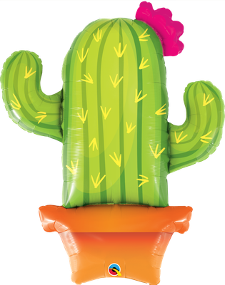 Potted Cactus  Balloon Size and shape: 39&quot;