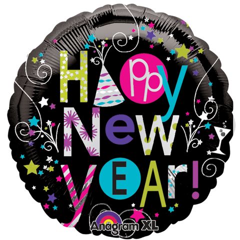18&quot; Playful Happy New Year Balloon
