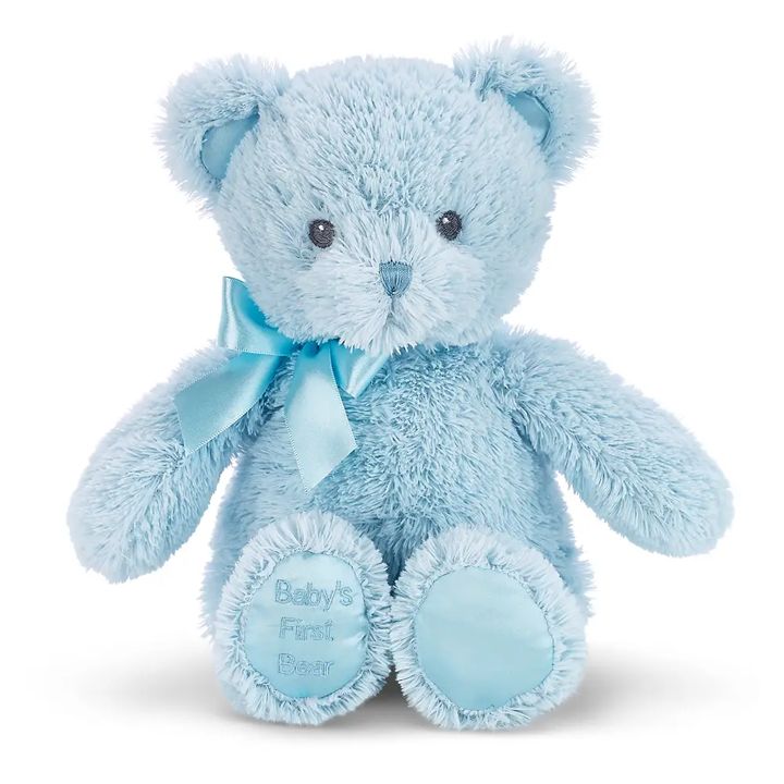 Baby&#39;s 1st Bear Blue, Small 12 INCH