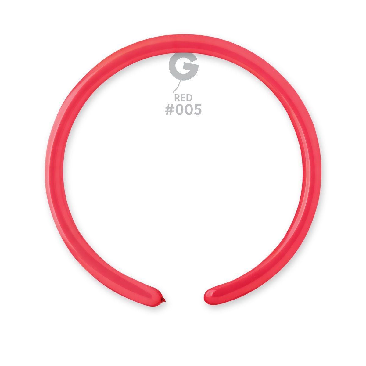 160G Gemar Latex Balloons (Bag of 50) Modelling/Twisting Red