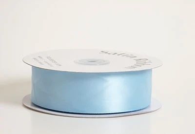 1/4 Inch Light Blue Satin Ribbon 100 Yards 1/4 Inch Light Blue Satin Ribbon 100 Yards