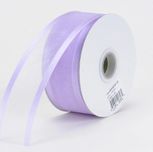 7/8 Inch Lavender Organza Ribbon Two Satin Edges 7/8 Inch Lavender Organza Ribbon Two Satin Edges