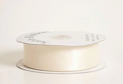 1/4 Inch Ivory Satin Ribbon 100 Yards 1/4 Inch Ivory Satin Ribbon 100 Yards