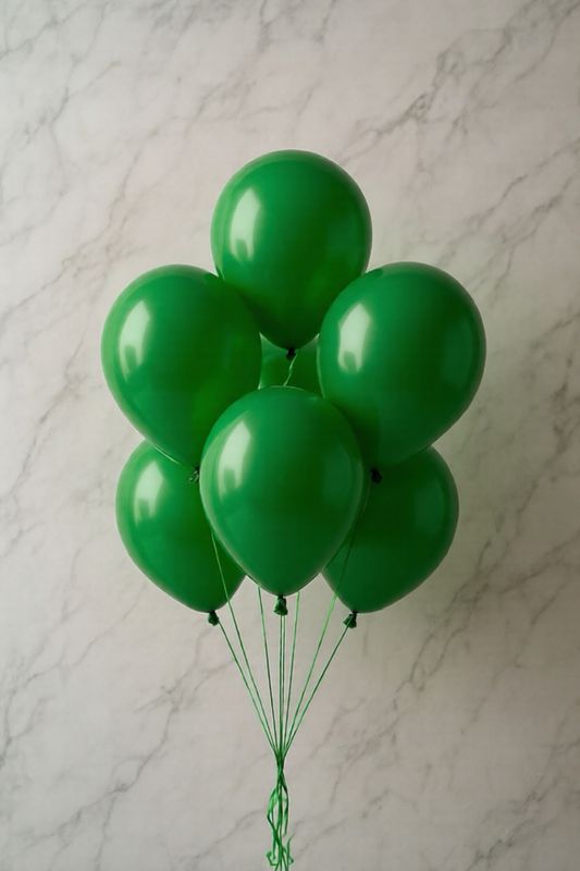 7 COUNT GREENLATEX BALLOONS