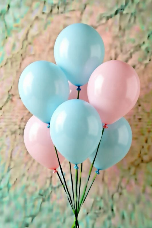 7 COUNT  ASST LATEX BALLOONS