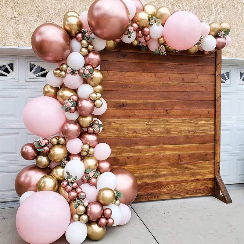 Balloon Arch Kit 140pcs ( Pink, Rose Gold, White, Mauve ) #12