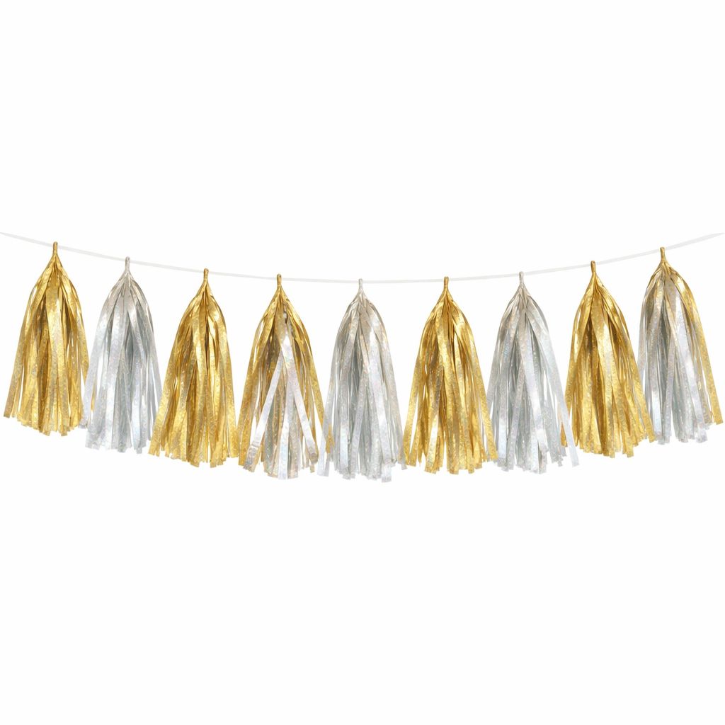 Gold/silver Tassel Garland