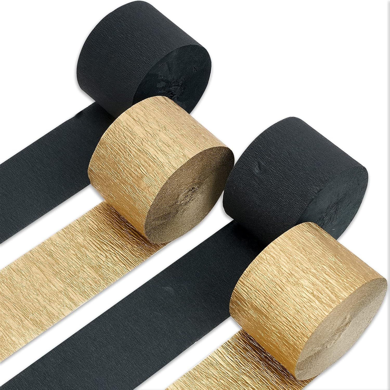 Crepe Paper Streamers 4 Rolls 328ft,