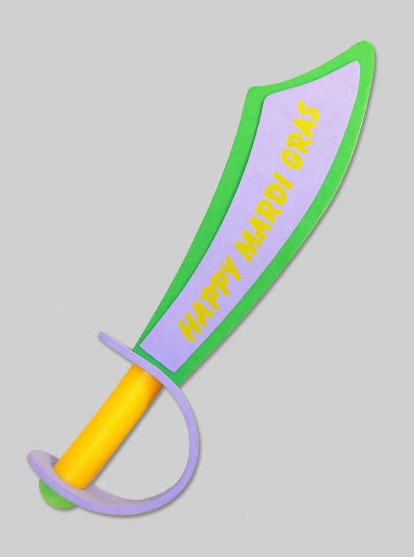 Mardi Gras Themes­ PGG Pirate Foam Sword