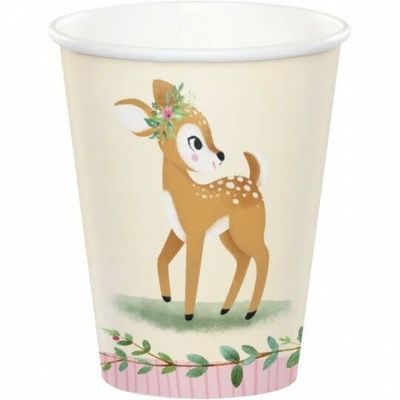 9 OZ CUP 8CT DEER LITTLE ONE