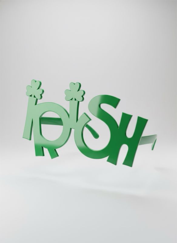 SAINT PATRICK DAY IRISH GLASSES