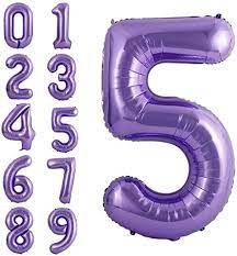 5 NUMBER PURPLE 34 INCH 5 NUMBER PURPLE 34 INCH