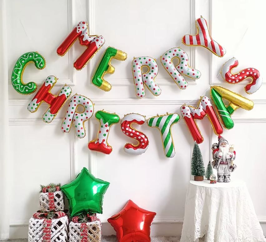Merry Christmas 14 inch letter balloon Merry Christmas 14 inch letter balloon